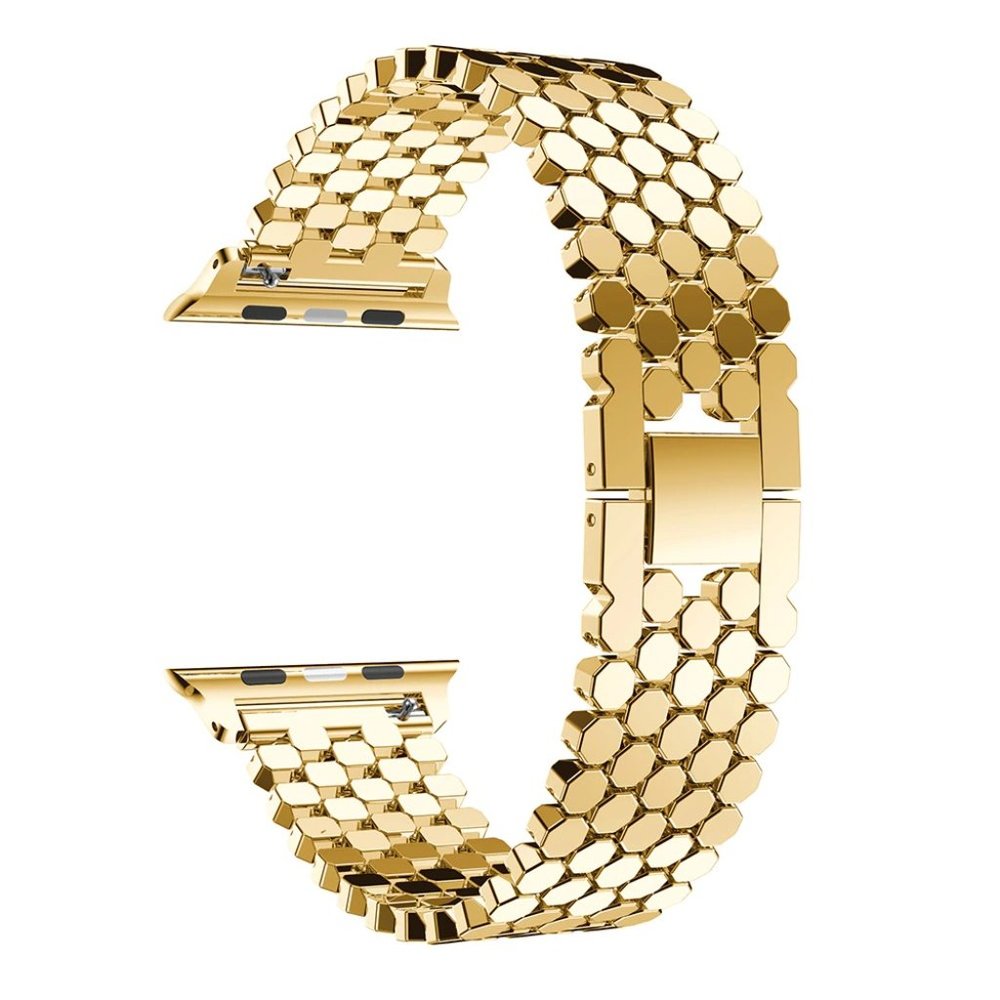 NEW Gold Adjustable Stainless Steel Strap band For Apple Watch